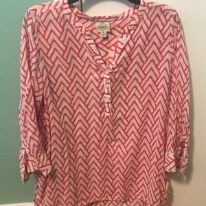 3/4 sleeve tunic top